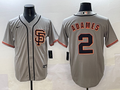 Men's San Francisco Giants Willy Adames Gray Limited Player Jersey