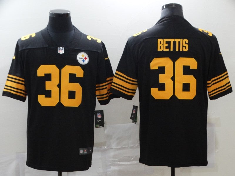 Men's Pittsburgh Steelers Jerome Bettis Black Alternate Legend Jersey