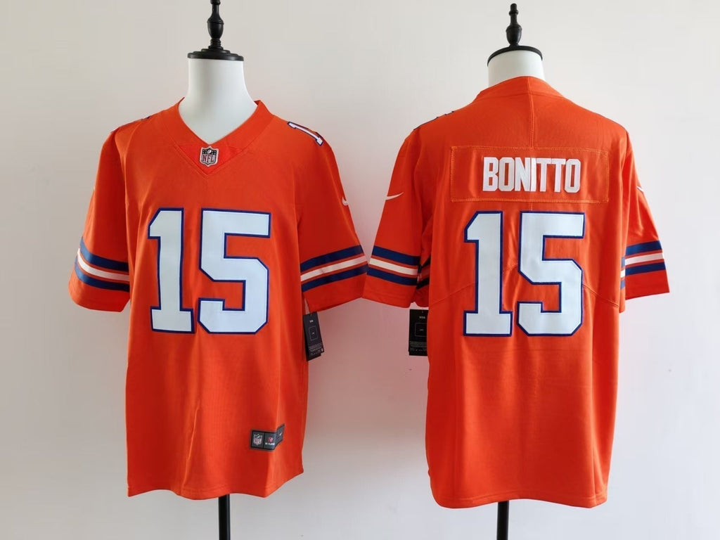 Men's Denver Broncos Nik Bonitto Jersey-Orange