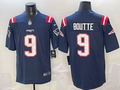 Men's New England Patriots Kayshon Boutte Navy Game Jersey