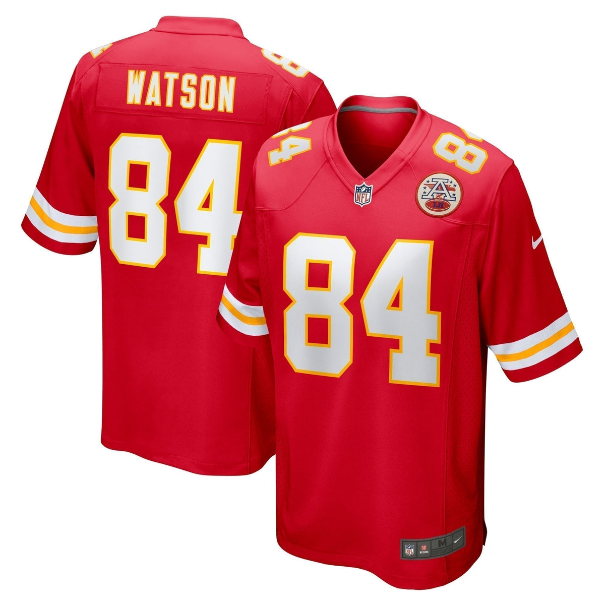 Justin Watson Kansas City Chiefs  Game   Jersey - Red