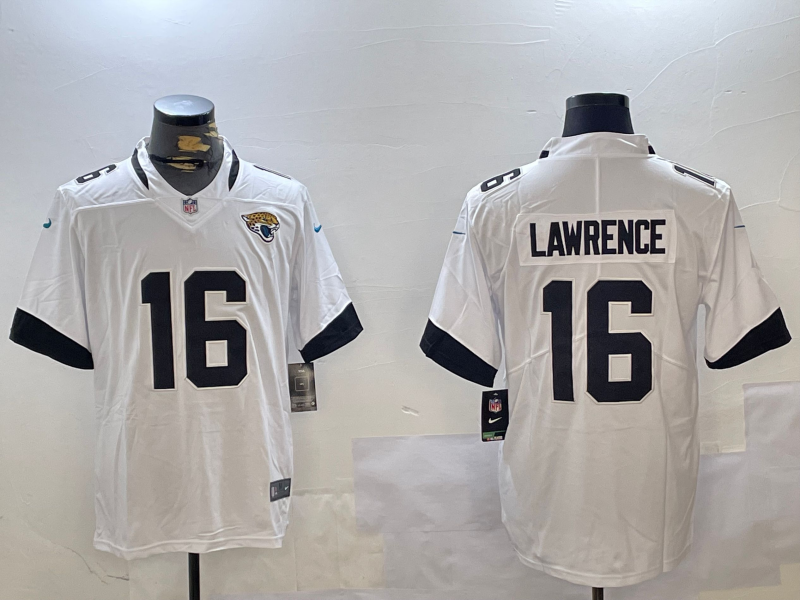 Men's Jacksonville Jaguars Trevor Lawrence Jersey-White
