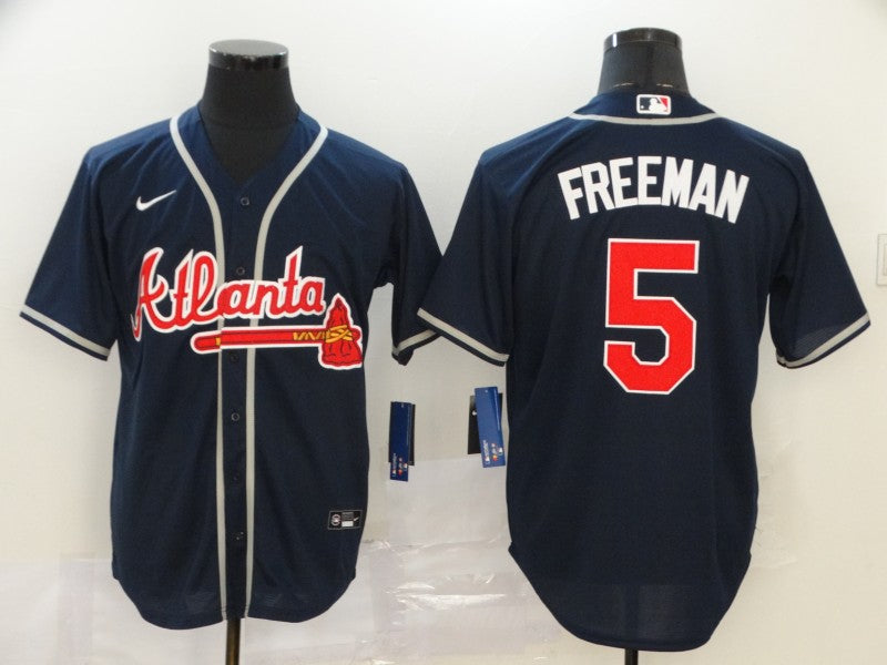 Men's Atlanta Braves Freedie Freeman  White Replica Jersey