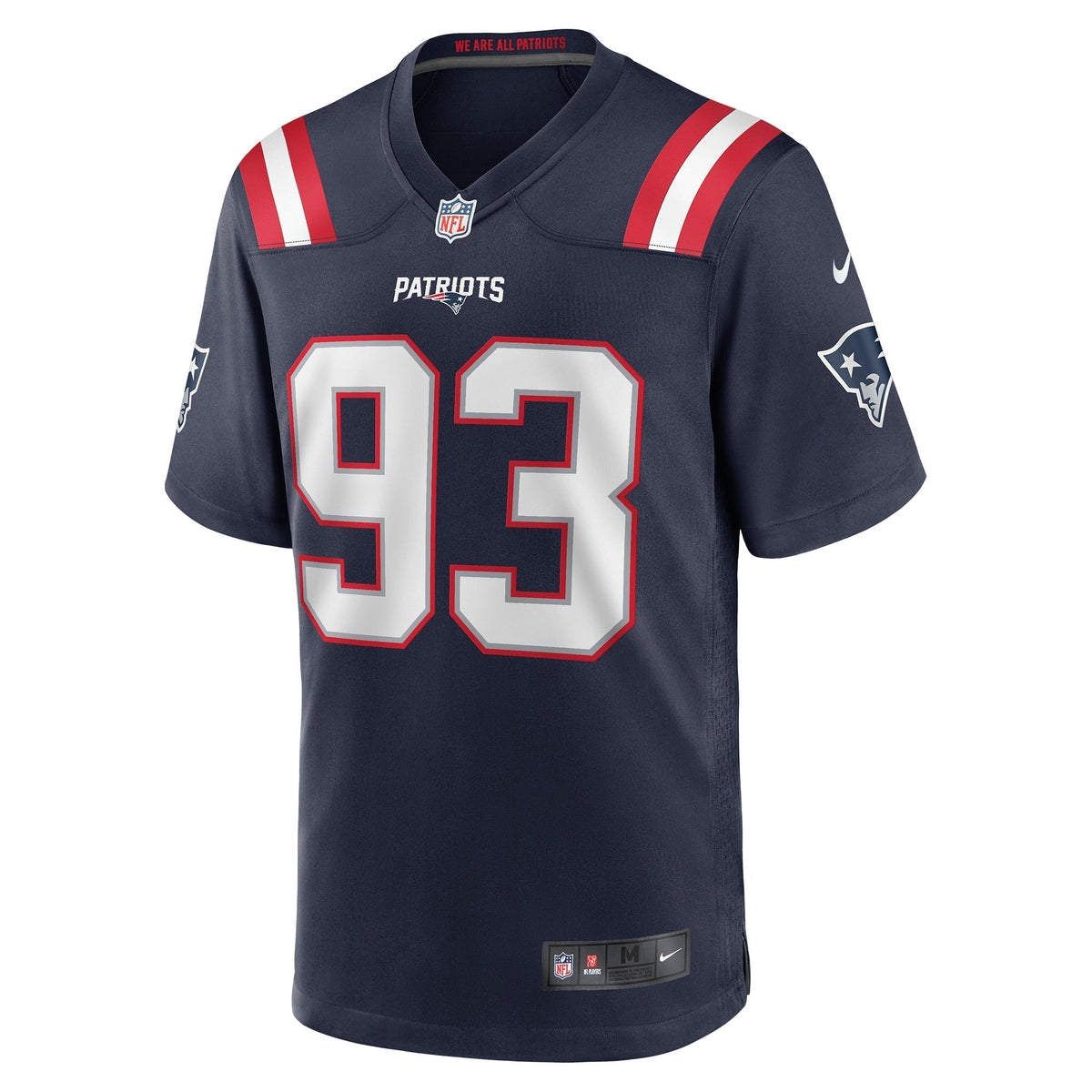 New England Patriots Richard Seymour Navy Retired Player Game Jersey