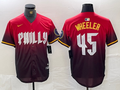 Men's Philadelphia Phillies Zack Wheeler Red 2024 City Connect Limited Player Jersey