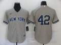 Men's New York Yankees Mariano Rivera Gray Replica Player Name Jersey