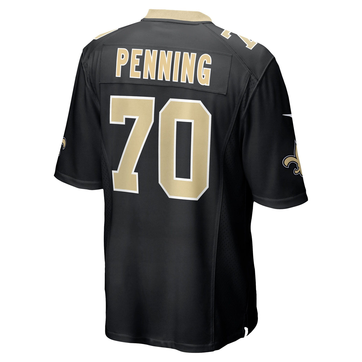 Trevor Penning New Orleans Saints  Game   Jersey - Black