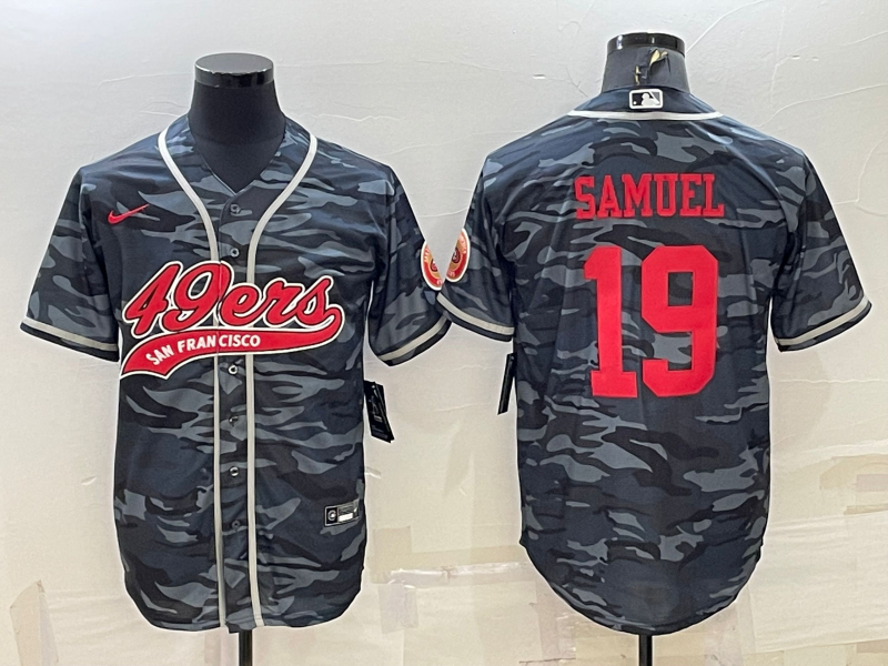 Men's San Francisco 49ers Deebo Samuel Grey Camouflage Player Jersey Joint Edition