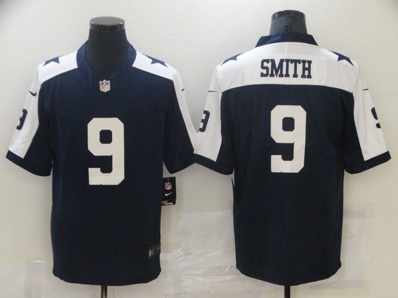Men's Dallas Cowboys Emmitt Smith Navy Game Jersey
