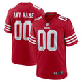 San Francisco 49ers Scarlet Custom Jersey
