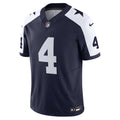Dallas Cowboys Dak Prescott Navy Vapor F.U.S.E. Limited Jersey