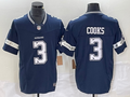 Men's Dallas Cowboys Brandin Cooks Navy Game Jersey