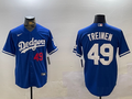 Men's Los Angeles Dodgers Blake Treinen Royal Alternate Replica Player Jersey
