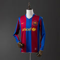 Barcelona 07/08 Home Long Sleeve Retro Jersey