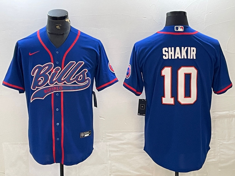 Men's Buffalo Bills Khalil Shakir Royal Player Jersey Joint Edition