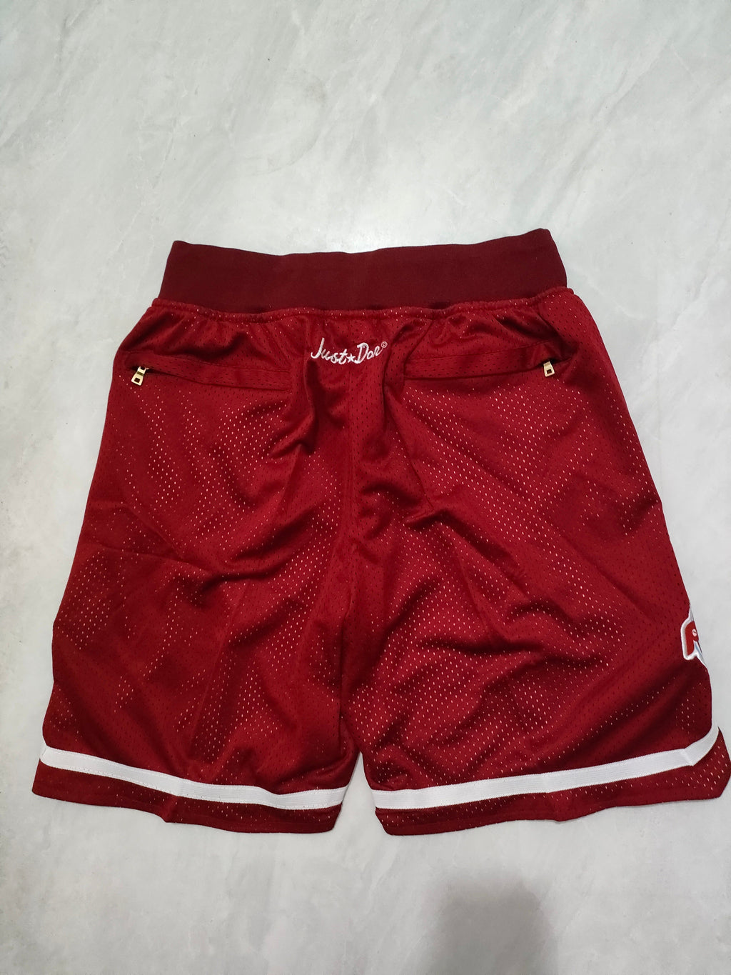 JUST DON Philadelphia Phillies Wine Red Pocket Shorts