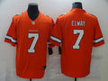 Men's Denver Broncos John Elway Orange Game Player Jersey