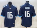 Men's Tennessee Titans Treylon Burks Navy Game Jersey