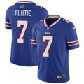 Men's Buffalo Bills #7 Doug Flutie Blue Vapor Untouchable Limited Stitched  Jersey