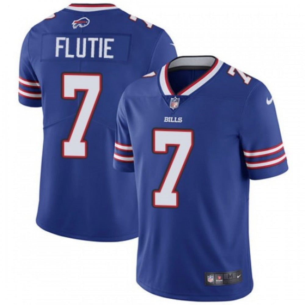 Men's Buffalo Bills #7 Doug Flutie Blue Vapor Untouchable Limited Stitched  Jersey