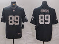 Men's Las Vegas Raiders Brock Bowers #89 Black 2024  Draft First Round Pick Player Game Jersey1