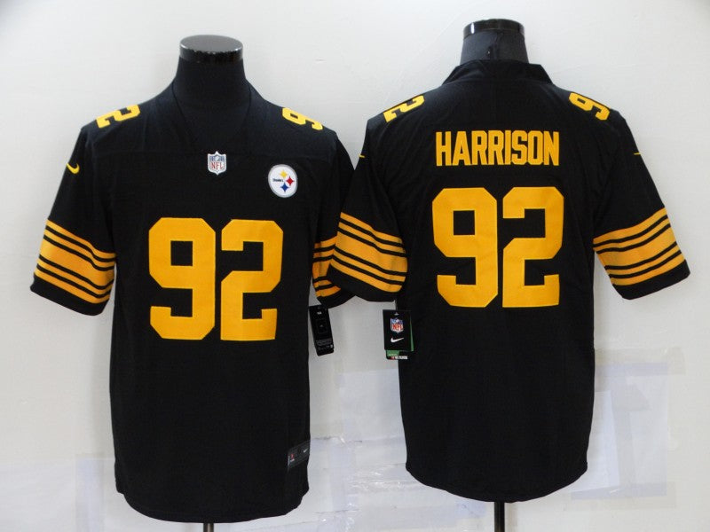 Men's Pittsburgh Steelers James Harrison Black Alternate Legend Jersey