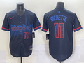 Men's Toronto Blue Jays Bo Bichette #11 Black 2024 City Connect Limited Player Jersey