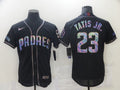 Men's San Diego Padres Fernando Tatis Jr. Black Stitched Jersey