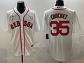 Men's Boston Red Sox Garrett Crochet White Home Replica Player Jersey