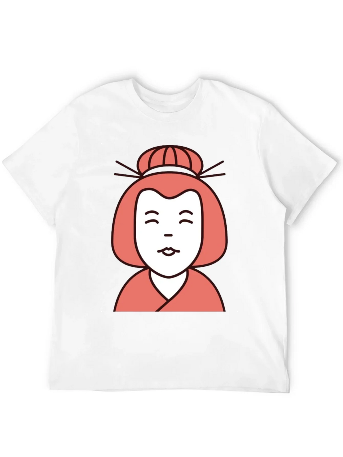 Japanese Geisha Graphic Tee - Unisex Black T-Shirt