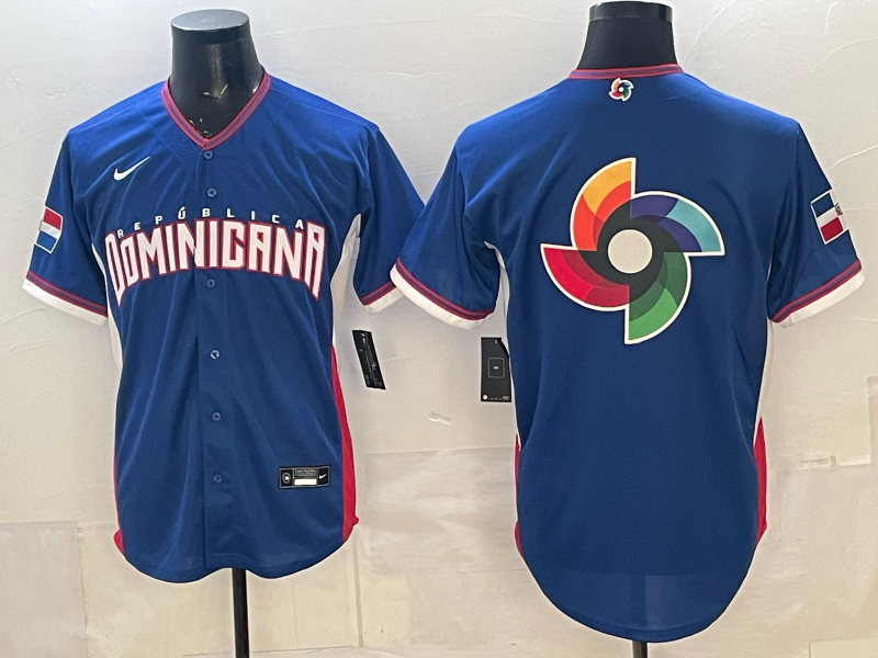 Men's Dominican Republic Baseball Royal 2026 World Baseball Classic Player Jersey