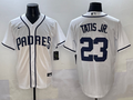 Men's San Diego Padres Fernando Tatis Jr.  White Stitched Jersey