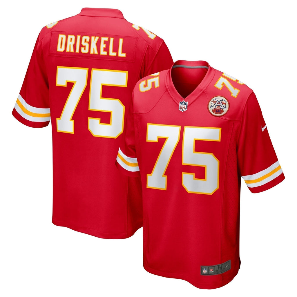 Ethan Driskell Kansas City Chiefs   Game Jersey -  Red