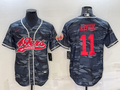 Men's San Francisco 49ers Brandon Aiyuk Grey Camouflage Game Jersey Joint Edition