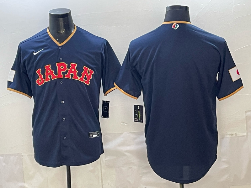 Men's Japan Baseball Navy 2026 World Baseball Classic Stadium Jersey