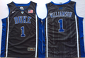 Men's Duke Blue Devils Zion Williamson Black Player Game Jersey