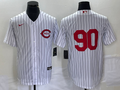Men's Cincinnati Reds White 2022  at Field of Dreams Game Authentic Player Jersey