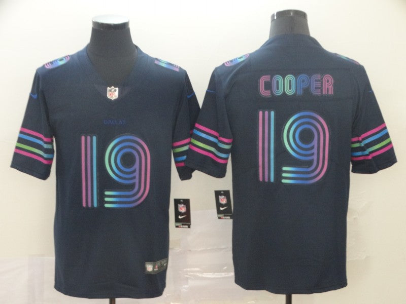 Men's Dallas Cowboys Amari Cooper #19 Navy City Edition Game Jersey1