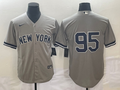 Men's New York Yankees Oswaldo Cabrera Gray Replica Player Name Jersey