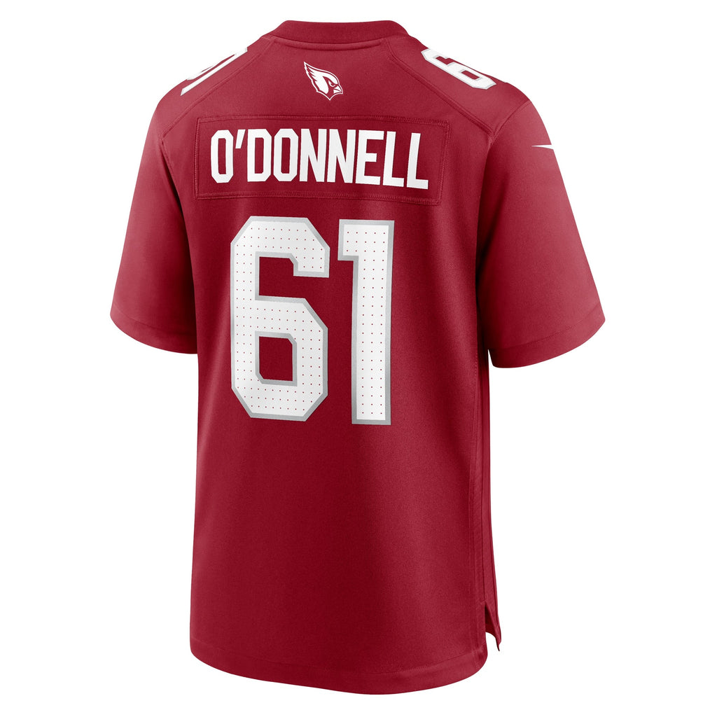 Carter O'Donnell Arizona Cardinals  Team Game Jersey -  Cardinal