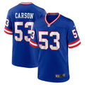New York Giants Harry Carson Royal Retired Player Alternate Game Jersey