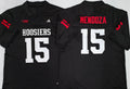 Men's Indiana Hoosiers Fernando Mendoza #15 Black Player Game Jersey