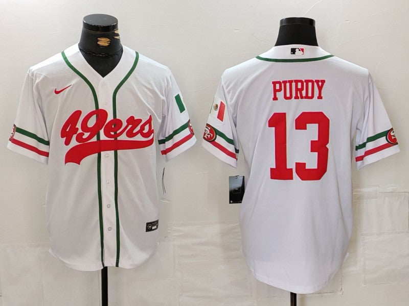 Men's San Francisco 49ers Brock Purdy White Player Jersey