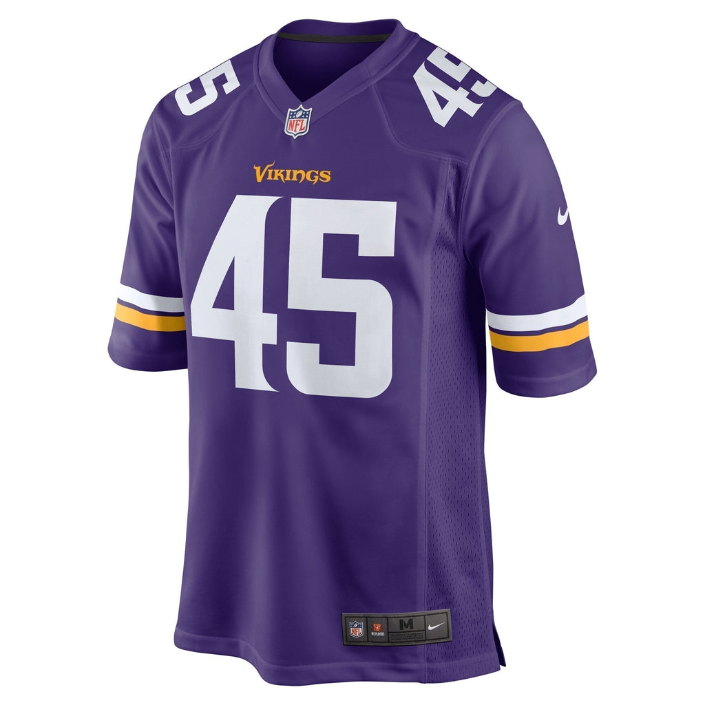 Troy Dye Minnesota Vikings  Game Jersey - Purple