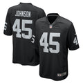 Jaquan Johnson Las Vegas Raiders  Game   Jersey - Black