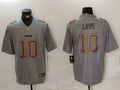 Men's Green Bay Packers Jordan Love Gray Atmosphere Fashion Game Jersey