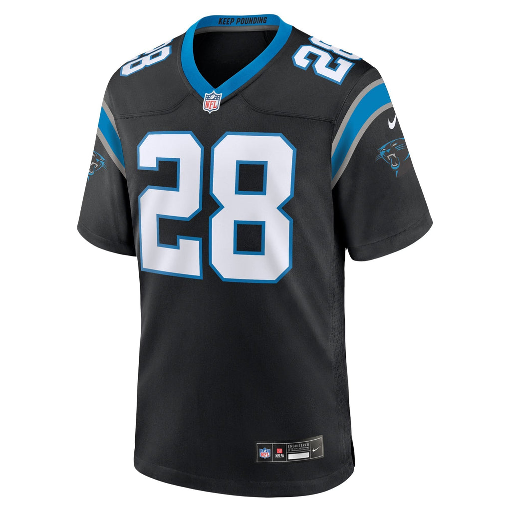 Carolina Panthers Tarik Cohen Black Game Jersey