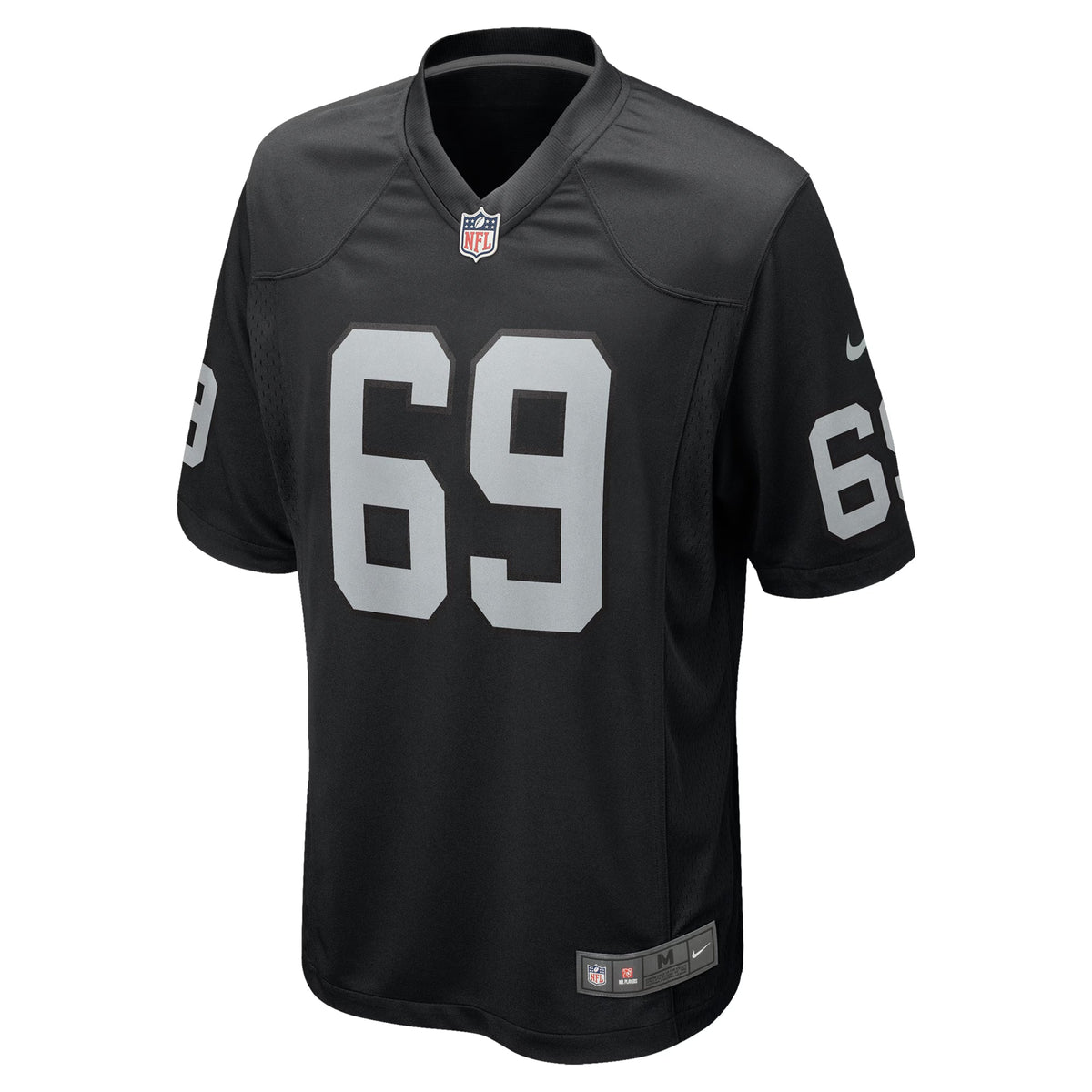 Las Vegas Raiders Adam Butler Black Team Game Jersey
