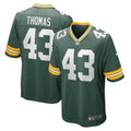 Green Bay Packers Kiondre Thomas Green Game Player Jersey