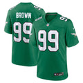 Philadelphia Eagles Jerome Brown Kelly Green Retired Player Alternate Game Jersey